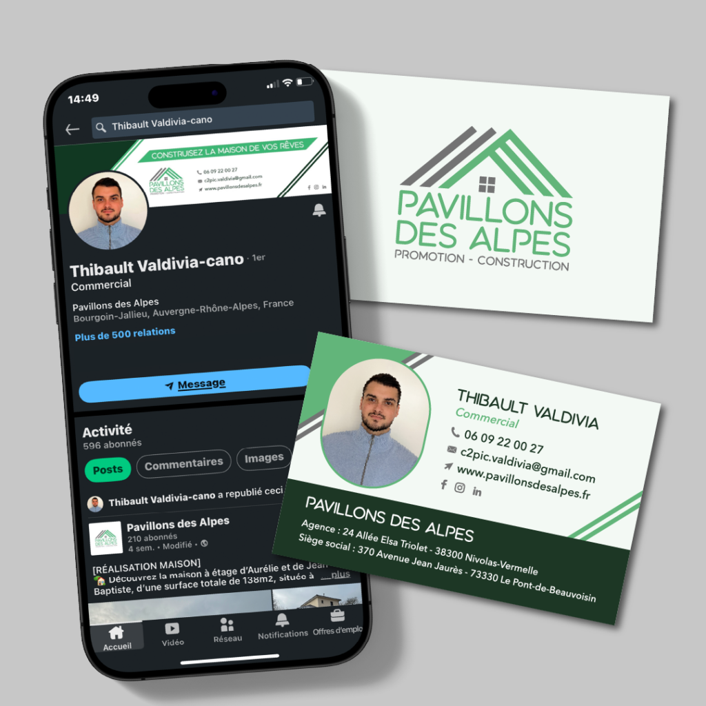 Carte de visite PDA